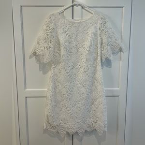 White Lace Anthropologie Dress